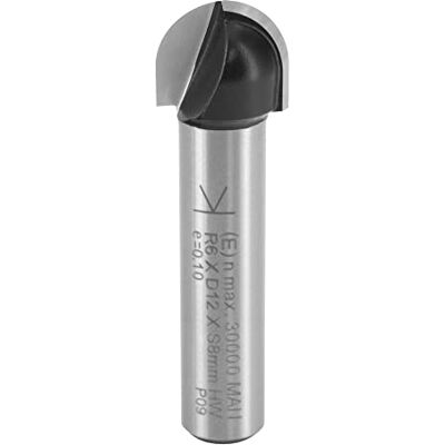 ENT - Hohlkehlfräser 6mm - Rayon 6 mm - Tige 8 mm - router bit - Publicité ENT - Hohlkehlfräser 6mm - Rayon 6 mm - Tige 8 mm - router bit - Publicité