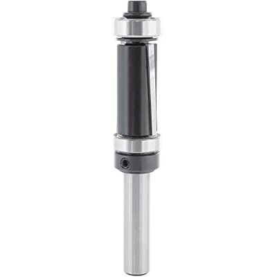ENT 13471 Fraise à affleurer avec angle d'axe carbure, queue (S) 8 mm, diamètre (D) 14 mm, NL 25,4 mm, SL 32 mm, avec 2 roulems à billes - Publicité ENT 13471 Fraise à affleurer avec angle d'axe carbure, queue (S) 8 mm, diamètre (D) 14 mm, NL 25,4 mm, SL 32 mm, avec 2 roulems à billes - Publicité