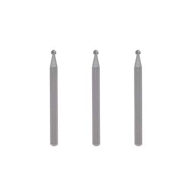 Dremel - 107 - Fraise boule 2,4 mm - 3 pcs - Gravage - Publicité Dremel - 107 - Fraise boule 2,4 mm - 3 pcs - Gravage - Publicité