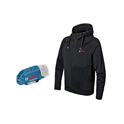 Bosch veste sweat chauffante GHH 12+18V XA (avec adaptateur de charge USB GAA 12V-21, sans batterie) taille S - Publicité Bosch veste sweat chauffante GHH 12+18V XA (avec adaptateur de charge USB GAA 12V-21, sans batterie) taille S - Publicité