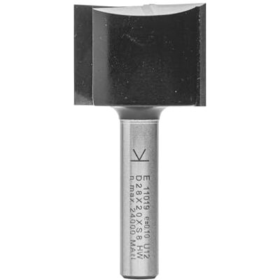 ENT 11019 Fraise à rainurer Carbure, Queue (S) 8 mm, Diamètre (D) 28 mm, NL 20 mm, SL 32 mm, GL 52 mm, avec plaquette frontale - Publicité ENT 11019 Fraise à rainurer Carbure, Queue (S) 8 mm, Diamètre (D) 28 mm, NL 20 mm, SL 32 mm, GL 52 mm, avec plaquette frontale - Publicité