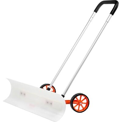 VEVOR Pelle à Neige avec Roues 94 cm Pelle de Déneigement Large Poussoir à Neige en ABS Pousse-Neige Robuste avec Poignée en Alliage d'Aluminium en Forme U pour Nettoyage Entrée Allée Chaussée Maison - Publicité VEVOR Pelle à Neige avec Roues 94 cm Pelle de Déneigement Large Poussoir à Neige en ABS Pousse-Neige Robuste avec Poignée en Alliage d'Aluminium en Forme U pour Nettoyage Entrée Allée Chaussée Maison - Publicité