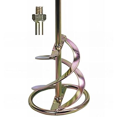 Leman Malaxeur pour plâtres et mortiers D. 160 mm L. 590 mm filetage M14 ABR161 - Publicité Leman Malaxeur pour plâtres et mortiers D. 160 mm L. 590 mm filetage M14 ABR161 - Publicité