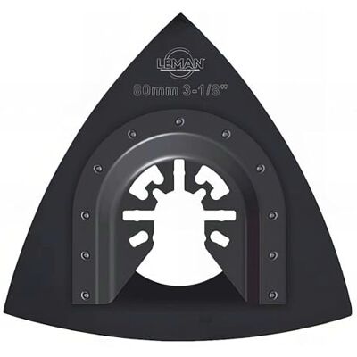 Leman Plateau de ponçage auto agrippant 80x80 mm 4020.01 - Publicité Leman Plateau de ponçage auto agrippant 80x80 mm 4020.01 - Publicité