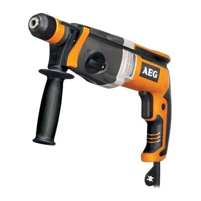 AEG – Perforateur burineur SDS-Plus KH 28 Super XE – 800W – 2,7 J – 3 modes : perçage, perforation, burinage – Stop de rotation & frappe – Mandrin interchangeable – Coffret de transport inclus - Publicité AEG – Perforateur burineur SDS-Plus KH 28 Super XE – 800W – 2,7 J – 3 modes : perçage, perforation, burinage – Stop de rotation & frappe – Mandrin interchangeable – Coffret de transport inclus - Publicité