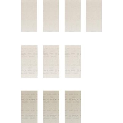 Bosch 10x Coffrets d'abrasifs réticulés EXPERT M480 (pour Peinture sur bois, Bois dur, Ø 115x230 mm, Grain 4x80, 3x120, 3x180, Professional Accessoire Ponceuse excentrique) - Publicité Bosch 10x Coffrets d'abrasifs réticulés EXPERT M480 (pour Peinture sur bois, Bois dur, Ø 115x230 mm, Grain 4x80, 3x120, 3x180, Professional Accessoire Ponceuse excentrique) - Publicité