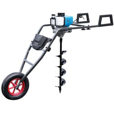 Leman Tarière brouette thermique LOTAR053 52cm3 2 temps à essence avec mèche et accessoires sans carburant - Publicité Leman Tarière brouette thermique LOTAR053 52cm3 2 temps à essence avec mèche et accessoires sans carburant - Publicité