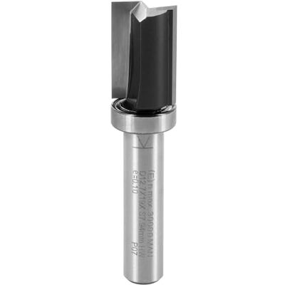 ENT 11651 Fraise pour affleurer droite Carbure, Queue (S) 8 mm, Diamètre (D) 12,7 mm, NL 19 mm, SL 32 mm, GL 56 mm, avec roulem au queue - Publicité ENT 11651 Fraise pour affleurer droite Carbure, Queue (S) 8 mm, Diamètre (D) 12,7 mm, NL 19 mm, SL 32 mm, GL 56 mm, avec roulem au queue - Publicité