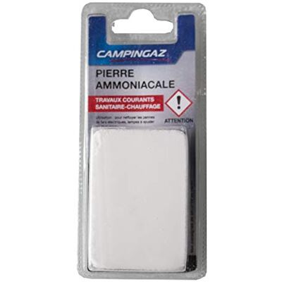 CAMPINGAZ Pierre Ammoniacale pour le nettoyage de fers électriques, lampes à souder ou chalumeau - Publicité CAMPINGAZ Pierre Ammoniacale pour le nettoyage de fers électriques, lampes à souder ou chalumeau - Publicité