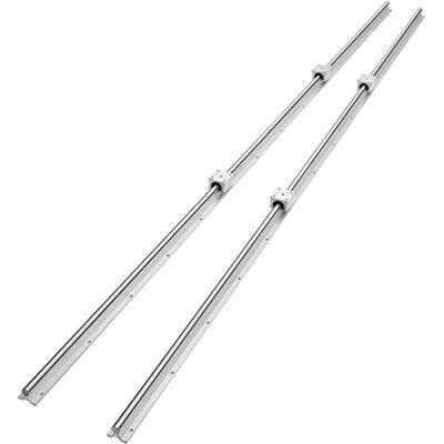 VEVOR Kit Rail de Guidage Linéaire SBR16 2000 mm 2 Rails Linéaires de Guidage avec 4 Blocs de Roulements Coulissants SBR16UU pour Machines Automatisées, Travaux de Bricolage, Machines de Routeur CNC - Publicité VEVOR Kit Rail de Guidage Linéaire SBR16 2000 mm 2 Rails Linéaires de Guidage avec 4 Blocs de Roulements Coulissants SBR16UU pour Machines Automatisées, Travaux de Bricolage, Machines de Routeur CNC - Publicité
