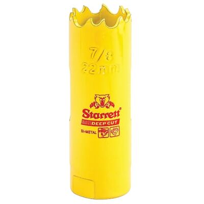 Starrett - BI Metall Deepcut - 38 mm - DCH0112 - Scie cloche - Publicité Starrett - BI Metall Deepcut - 38 mm - DCH0112 - Scie cloche - Publicité