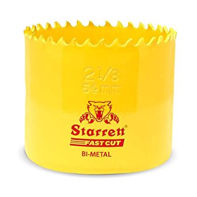 Scie à trou bimétallique Starrett 54mm - Coupe rapide - Publicité Scie à trou bimétallique Starrett 54mm - Coupe rapide - Publicité
