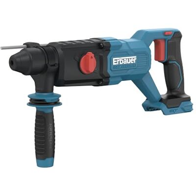 ERBAUER Perforateur SDS+ sans fil ERI1079SDS 18V (sans batterie), 2,6 J, brushless, 4 fonctions - Publicité ERBAUER Perforateur SDS+ sans fil ERI1079SDS 18V (sans batterie), 2,6 J, brushless, 4 fonctions - Publicité
