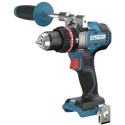ERBAUER Perceuse Visseuse sans Fil EXT Elite 18 V ERI1107COM sans Batterie Moteur sans Charbon 150 Nm - Publicité ERBAUER Perceuse Visseuse sans Fil EXT Elite 18 V ERI1107COM sans Batterie Moteur sans Charbon 150 Nm - Publicité