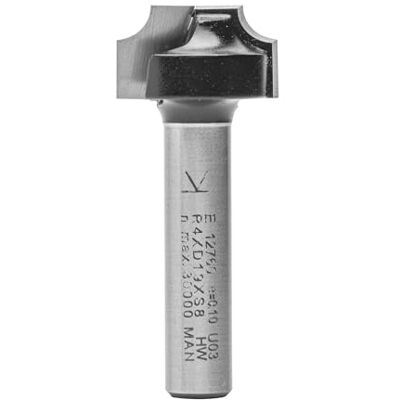 ENT 12760 Fraise quart-de-rond Carbure, Queue (S) 8 mm, Diamètre (D) 19 mm, NL 11 mm, R 4 mm, SL 32 mm - Publicité ENT 12760 Fraise quart-de-rond Carbure, Queue (S) 8 mm, Diamètre (D) 19 mm, NL 11 mm, R 4 mm, SL 32 mm - Publicité
