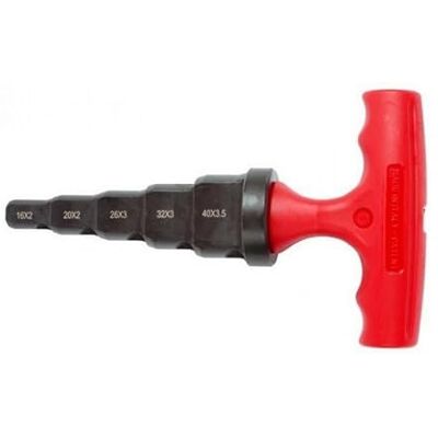 Rothenberger Calibrateur pour tubes multicouches TH16-20-26-32-40 - Publicité Rothenberger Calibrateur pour tubes multicouches TH16-20-26-32-40 - Publicité