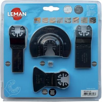 Leman 4501.04 Coffret de 4 Accessoires de sol/montage - Publicité Leman 4501.04 Coffret de 4 Accessoires de sol/montage - Publicité