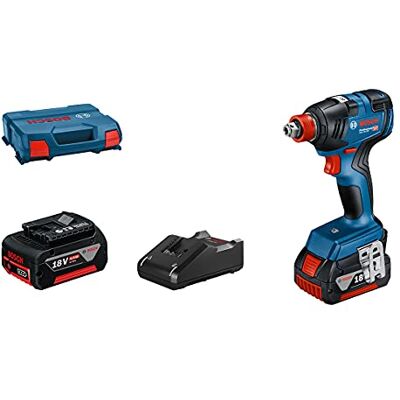 Bosch 18V System boulonneuse sans-fil GDR 18V-200 (couple maxi de 200 Nm, avec 2 batteries GBA 18V 4.0Ah, chargeur rapide GAL 18V-40, L-Case) - Publicité Bosch 18V System boulonneuse sans-fil GDR 18V-200 (couple maxi de 200 Nm, avec 2 batteries GBA 18V 4.0Ah, chargeur rapide GAL 18V-40, L-Case) - Publicité