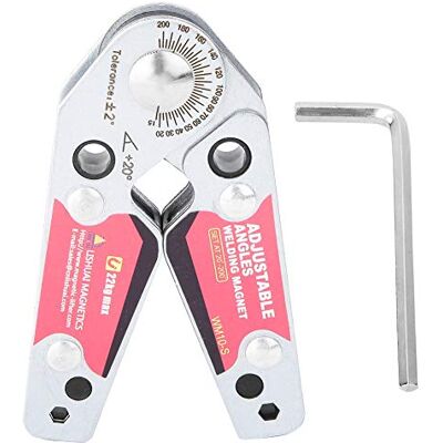 Walfront 20°-200° Aimant de soudure Angles réglables Support de soudure Fixation de collier de soudure magnétique Accessoires pour outils de soudage Support magnétique de soudure - Publicité Walfront 20°-200° Aimant de soudure Angles réglables Support de soudure Fixation de collier de soudure magnétique Accessoires pour outils de soudage Support magnétique de soudure - Publicité