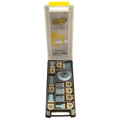 SabreCut 32pcs BB_PRK31 Lames multitool Durable Compatible Bosch Fein (Non-StarLock) Makita Milwaukee Einhell Ergotools Hitachi Parkside Ryobi Worx Workzone, Longue durée - Publicité SabreCut 32pcs BB_PRK31 Lames multitool Durable Compatible Bosch Fein (Non-StarLock) Makita Milwaukee Einhell Ergotools Hitachi Parkside Ryobi Worx Workzone, Longue durée - Publicité