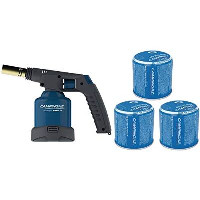 CAMPINGAZ Lampe à souder Soudogaz X2000 PZ avec 3 cartouches d'emboîtement - Publicité CAMPINGAZ Lampe à souder Soudogaz X2000 PZ avec 3 cartouches d'emboîtement - Publicité