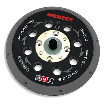 MENZER Plateau de Ponçage à Perforations Multiples 125 mm Hard compatible avec Ponceuse Excentrique ETS 125 - Publicité MENZER Plateau de Ponçage à Perforations Multiples 125 mm Hard compatible avec Ponceuse Excentrique ETS 125 - Publicité