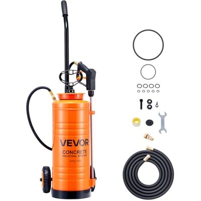 VEVOR Pulvérisateur Acier Inoxydable Industriel à roulettes, Capacité Env. 13,2 L, Pompe Manuelle, 25-60 PSI, avec Lance 52 cm, Tuyau 1,2 m et 3 m, 2 Buses Laiton, pour Chantier Construction, Jardin - Publicité VEVOR Pulvérisateur Acier Inoxydable Industriel à roulettes, Capacité Env. 13,2 L, Pompe Manuelle, 25-60 PSI, avec Lance 52 cm, Tuyau 1,2 m et 3 m, 2 Buses Laiton, pour Chantier Construction, Jardin - Publicité