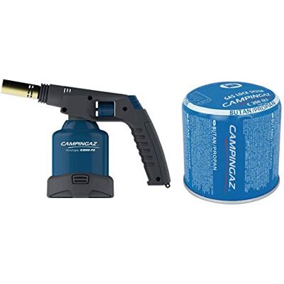 CAMPINGAZ Lampe à souder Soudogaz X2000 PZ avec motif de point - Publicité CAMPINGAZ Lampe à souder Soudogaz X2000 PZ avec motif de point - Publicité