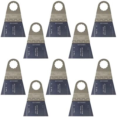 SabreCut 10pcs SC65F_10 65mm Fin Dent Bois Lames multitool Durable Compatible avec Fein SuperCut & Festool Vecturo, lames dents fines coupent bois cleanly - Publicité SabreCut 10pcs SC65F_10 65mm Fin Dent Bois Lames multitool Durable Compatible avec Fein SuperCut & Festool Vecturo, lames dents fines coupent bois cleanly - Publicité