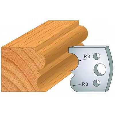 Leman - 800.028 - 40 mm height - grooved - Router bit - Publicité Leman - 800.028 - 40 mm height - grooved - Router bit - Publicité