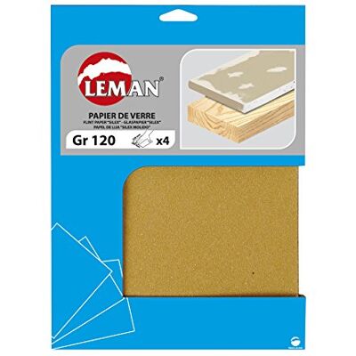Leman - PV.00 - 230 x 280 mm - Gr 40 - Papier abrasif - Publicité Leman - PV.00 - 230 x 280 mm - Gr 40 - Papier abrasif - Publicité