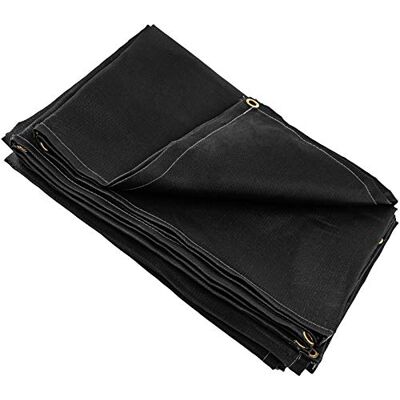 MOPHORN - Couverture de Sécurité pour Soudure - 10 x 10 pi Noir en Fibres de Verre - Résistance Professionnelle, 305x305 cm - Publicité MOPHORN - Couverture de Sécurité pour Soudure - 10 x 10 pi Noir en Fibres de Verre - Résistance Professionnelle, 305x305 cm - Publicité