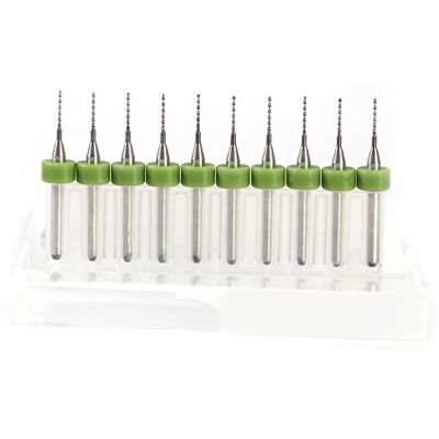 Walfront 10Pcs Micro Foret Spiral pour Carte de circuit Imprimé PCB de Précision 0.7mm Accessoires de perceuse(0.7mm) - Publicité Walfront 10Pcs Micro Foret Spiral pour Carte de circuit Imprimé PCB de Précision 0.7mm Accessoires de perceuse(0.7mm) - Publicité