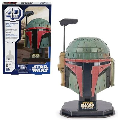 4D Build Puzzle 3D Star Wars Maquette Star Wars 93 Pièces Casque Boba Fett Inspiré Saga Puzzle Adulte Jeu de Construction à Collectionner Jouet adulte Jeu Enfant 12 ans et + - Publicité 4D Build Puzzle 3D Star Wars Maquette Star Wars 93 Pièces Casque Boba Fett Inspiré Saga Puzzle Adulte Jeu de Construction à Collectionner Jouet adulte Jeu Enfant 12 ans et + - Publicité