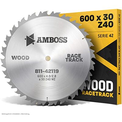 Amboss Werkzeuge Amboss lame de scie circulaire 600x30 (bois) Ø 600x4.0x30mm/Denture alternée (40 dents) Lame scie circulaire pour découpes grossières et rapides Bois de chauffage - Publicité Amboss Werkzeuge Amboss lame de scie circulaire 600x30 (bois) Ø 600x4.0x30mm/Denture alternée (40 dents) Lame scie circulaire pour découpes grossières et rapides Bois de chauffage - Publicité