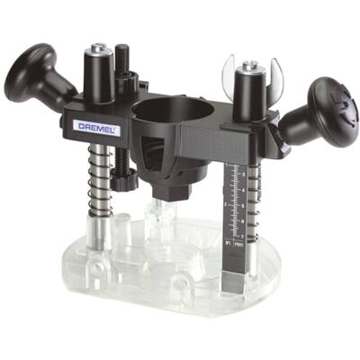 Dremel 335 Adaptation Défonceuse Plongeante Accessoire pour Outil Multifonction Rotatif pour Défoncer dans le Bois ou le Plastique - Publicité Dremel 335 Adaptation Défonceuse Plongeante Accessoire pour Outil Multifonction Rotatif pour Défoncer dans le Bois ou le Plastique - Publicité