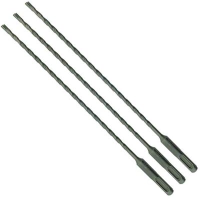 SabreCut 3pcs SDSC55_3 5.5mm x 260mm Forets brique SDS Plus PGM Pointe carbure PGM et noyau CrV renforcé percent pierre, béton et brique avec longue durée de vie - Publicité SabreCut 3pcs SDSC55_3 5.5mm x 260mm Forets brique SDS Plus PGM Pointe carbure PGM et noyau CrV renforcé percent pierre, béton et brique avec longue durée de vie - Publicité