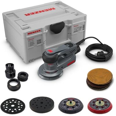 MENZER Ponceuse Excentrique ETS 125 5.0 + systainer³ Ponçage Grossier et Intermédiaire, 3 Plateaux de Ponçage, Protection p. Plateau de Ponçage, Interface Pad, Disques Abrasifs - Publicité MENZER Ponceuse Excentrique ETS 125 5.0 + systainer³ Ponçage Grossier et Intermédiaire, 3 Plateaux de Ponçage, Protection p. Plateau de Ponçage, Interface Pad, Disques Abrasifs - Publicité