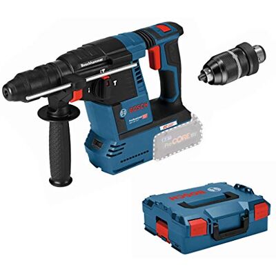 Bosch 18V System perforateur sans-fil GBH 18V-26 F (avec poignée auxiliaire, butée de profondeur, chiffon, mandrin interchangeable SDS plus, L-BOXX) - Publicité Bosch 18V System perforateur sans-fil GBH 18V-26 F (avec poignée auxiliaire, butée de profondeur, chiffon, mandrin interchangeable SDS plus, L-BOXX) - Publicité