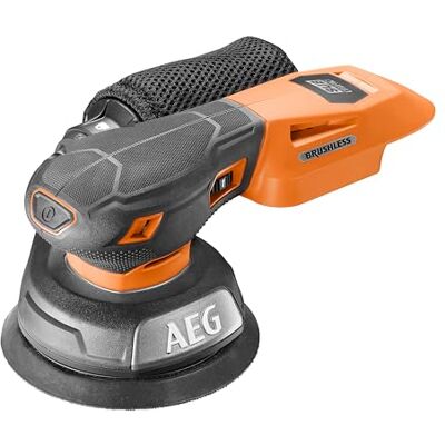 AEG BEX18SBL-125-0 - Ponceuse excentrique 125mm - Sans batterie ni chargeur - Publicité AEG BEX18SBL-125-0 - Ponceuse excentrique 125mm - Sans batterie ni chargeur - Publicité