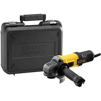 Stanley Meuleuse d'Angle Filaire 850W 115Mm Système Anti-Redémarrage Charbons Haute Qualité Carter Métal Revêtement Grip Avec 1 Mallette et 2ème Poignée Gamme FATMAX FMEG210K-QS - Publicité Stanley Meuleuse d'Angle Filaire 850W 115Mm Système Anti-Redémarrage Charbons Haute Qualité Carter Métal Revêtement Grip Avec 1 Mallette et 2ème Poignée Gamme FATMAX FMEG210K-QS - Publicité