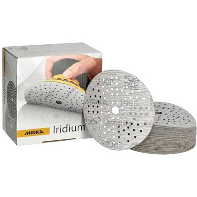 Papier abrasif Mirka Iridium Premium - Grain céramique, 125mm, 100 pcs - Publicité Papier abrasif Mirka Iridium Premium - Grain céramique, 125mm, 100 pcs - Publicité