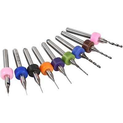 Walfront 10pcs PCB Micro Forets Spirale Carbure Pointe 0 2mm Circuit Imprimé Perçage Précis Outils Gravure Routing Bits - Publicité Walfront 10pcs PCB Micro Forets Spirale Carbure Pointe 0 2mm Circuit Imprimé Perçage Précis Outils Gravure Routing Bits - Publicité