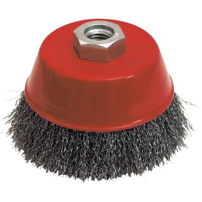 Leman BROSSE CONIQUE D.100 M14 FIL 0.30 ACIER ONDULE 540.100 - Publicité Leman BROSSE CONIQUE D.100 M14 FIL 0.30 ACIER ONDULE 540.100 - Publicité