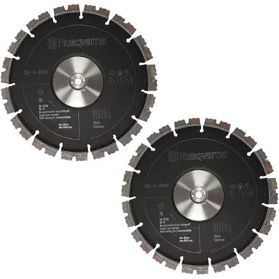 Set de lames diamantées Husqvarna EL10 pour Cut-n-Break - Publicité Set de lames diamantées Husqvarna EL10 pour Cut-n-Break - Publicité