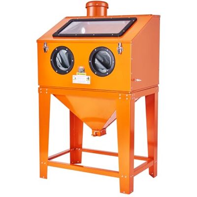 VEVOR Armoire de sablage 90 gal système de collecte de poussière de 1,8 gal, armoire de sablage 40-120 PSI avec support, avec pistolet de sablage et 4 buses pour peinture, élimination de la rouille - Publicité VEVOR Armoire de sablage 90 gal système de collecte de poussière de 1,8 gal, armoire de sablage 40-120 PSI avec support, avec pistolet de sablage et 4 buses pour peinture, élimination de la rouille - Publicité