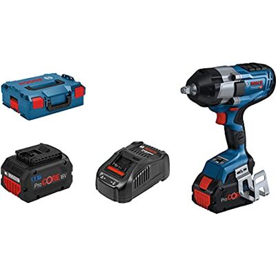 Bosch 18V System boulonneuse sans-fil BITURBO GDS 18V-1000 (avec 2 batteries ProCORE18V 5.5Ah, chargeur rapide GAL 1880 CV, calage L-BOXX, L-BOXX) - Publicité Bosch 18V System boulonneuse sans-fil BITURBO GDS 18V-1000 (avec 2 batteries ProCORE18V 5.5Ah, chargeur rapide GAL 1880 CV, calage L-BOXX, L-BOXX) - Publicité