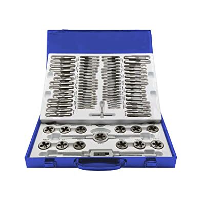 KRINO 17012500 - Jeu de tarauds et filières pour Garage et Atelier - 110 Pièces - Publicité KRINO 17012500 - Jeu de tarauds et filières pour Garage et Atelier - 110 Pièces - Publicité