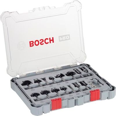 Bosch 2607017473 Ensemble de 15 fraises - Outils pour bois et router - Publicité Bosch 2607017473 Ensemble de 15 fraises - Outils pour bois et router - Publicité