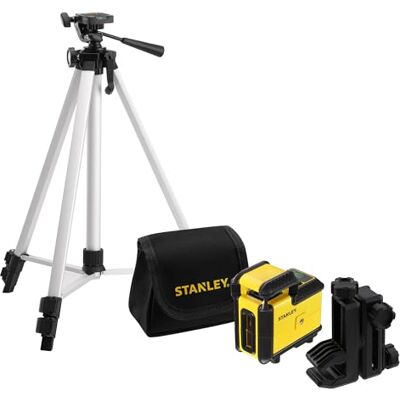 Stanley KIT NIVEAU LASER 360° CROSS360 VERT +TREPIED STHT77641-1 Jaune - Publicité Stanley KIT NIVEAU LASER 360° CROSS360 VERT +TREPIED STHT77641-1 Jaune - Publicité